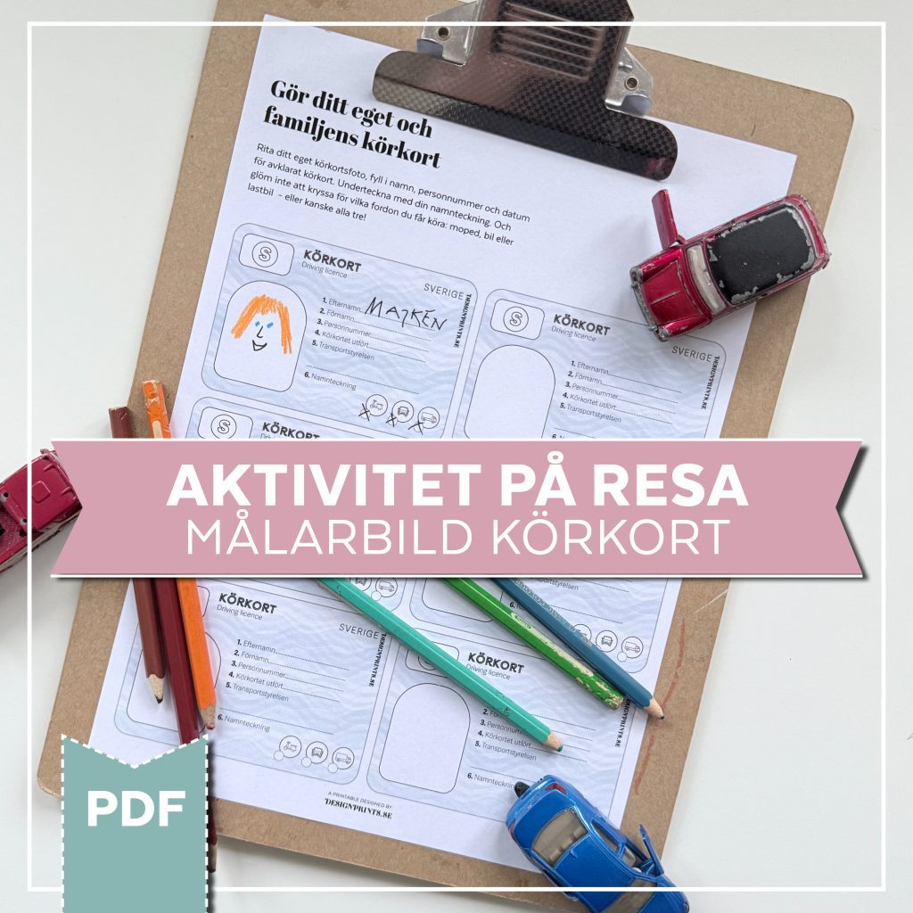 Körkort – målarbild