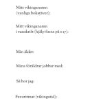 Vikingabok; arbetshäfte - bild 3