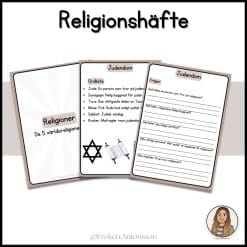 Religionshäfte - De 5 världsreligionerna