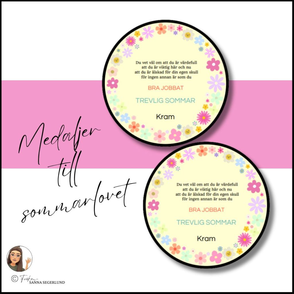 Medalj till sommarlovet