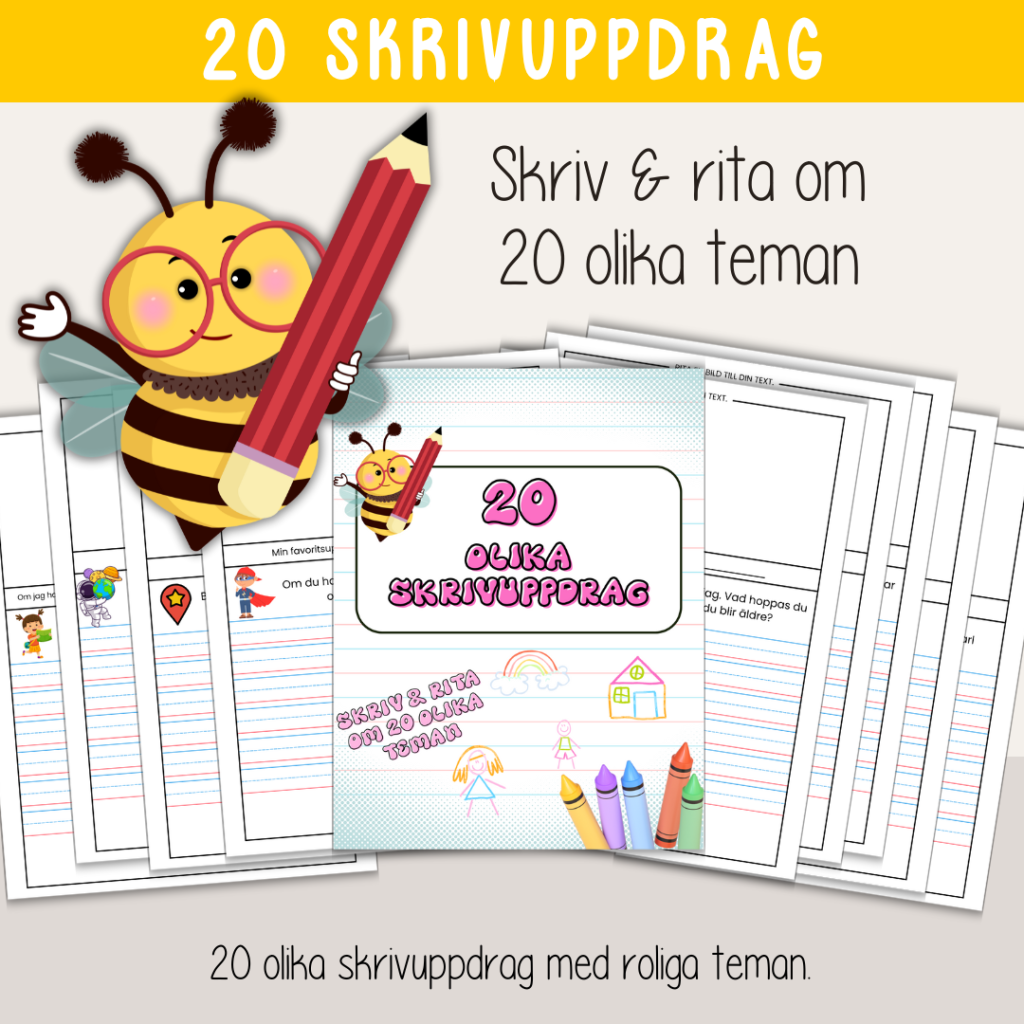 Skrivande – 20 olika skrivuppdrag