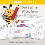 Skrivande – 20 olika skrivuppdrag - bild 1