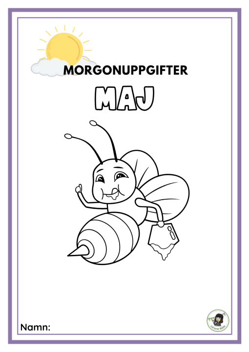 Morgonuppgifter maj- 25