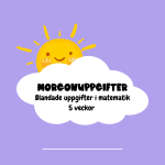 Morgonuppgifter för 5 veckor (blandade uppgifter i matte) - bild 2