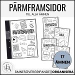 Pärmframsidor till elevernas pärmar | 17 ämnen - bild 1