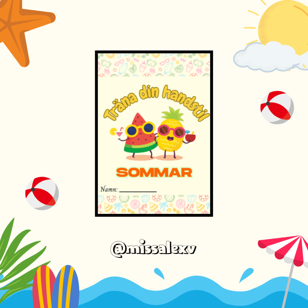 Träna din handstil: Sommar