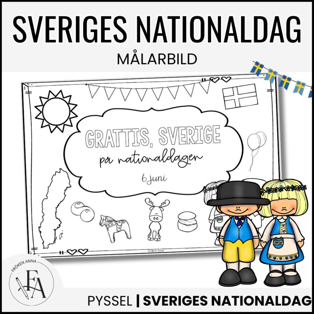 Målarbild | Sveriges nationaldag