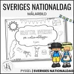 Målarbild | Sveriges nationaldag - bild 1