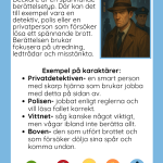 Träna på att skriva berättande texter – olika texttyper/genreskrivande - bild 6