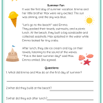 Summer Workbook (Engelskahäfte med blandat arbete 11 sidor) - bild 8