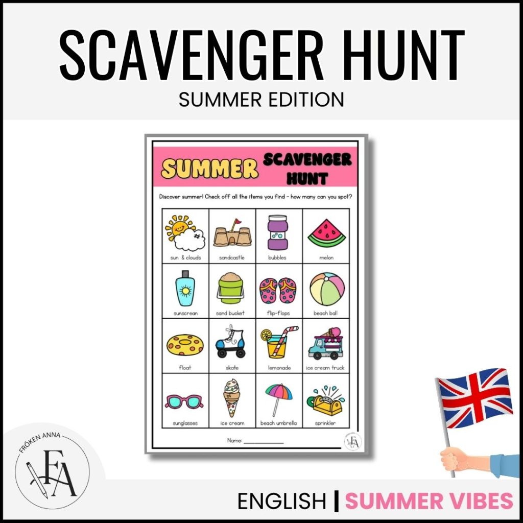Summer Scavenger hunt