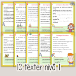 Sommar – Sommarlov – Läsförståelse i tre olika nivåer – 10 olika teman - bild 2