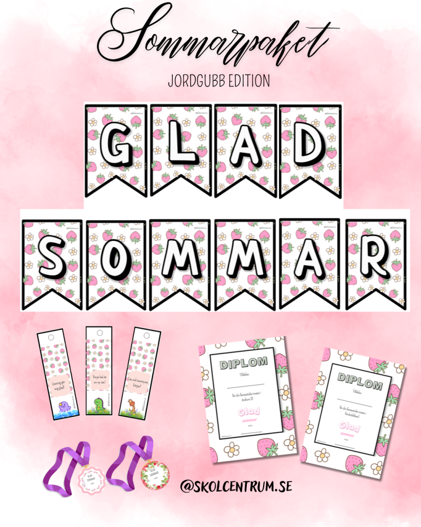 🍓 Jordgubbspaket – sött avslut på terminen! 🍓