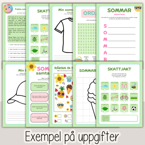 Sommar - Arbetshäfte om sommaren