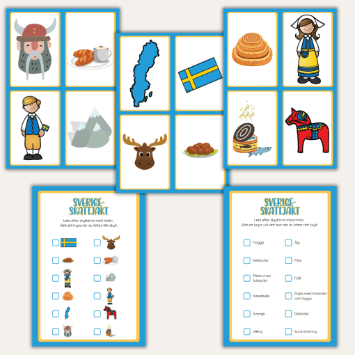 Sveriges nationaldag - Skattjakt - 6 juni