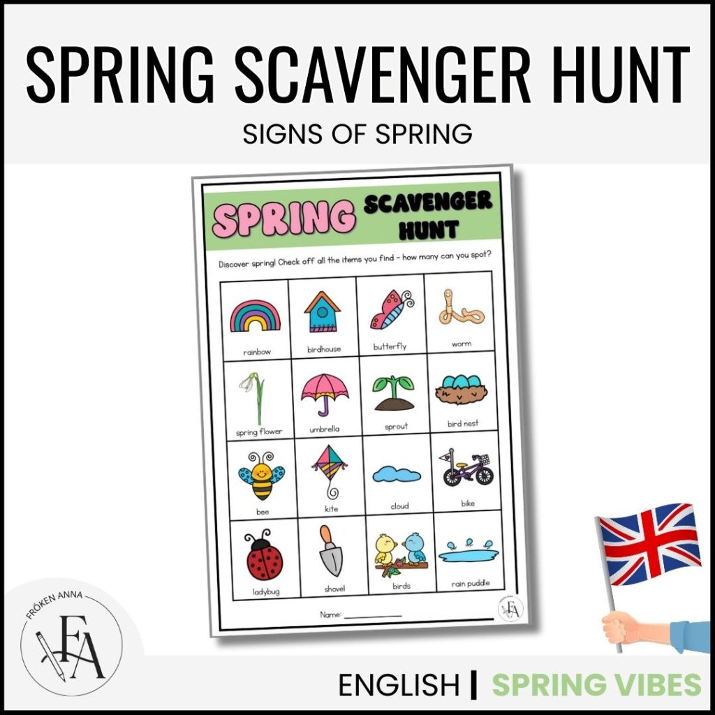 Spring scavenger hunt