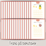 Sommar – Arbetshäfte bokstäver och siffror – sommartema - bild 3