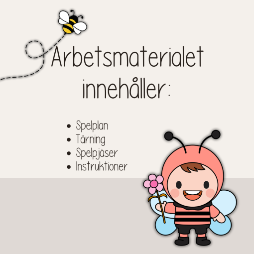 Sommar - Vår - Tärningsspel Honungsbispelet!