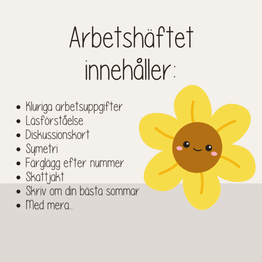 Sommar - Arbetshäfte om sommaren