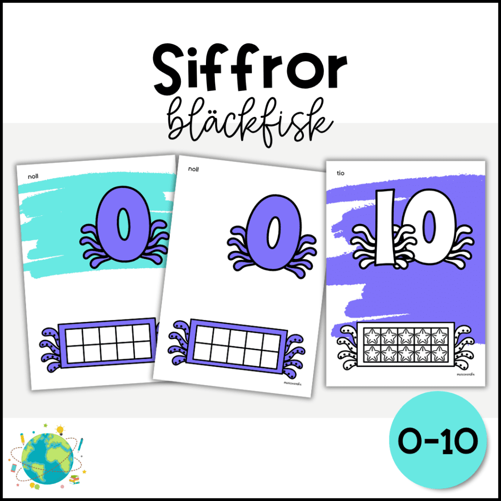 Siffror – Bläckfisk