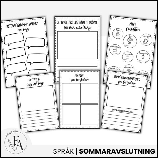Minnesbok - förskolan