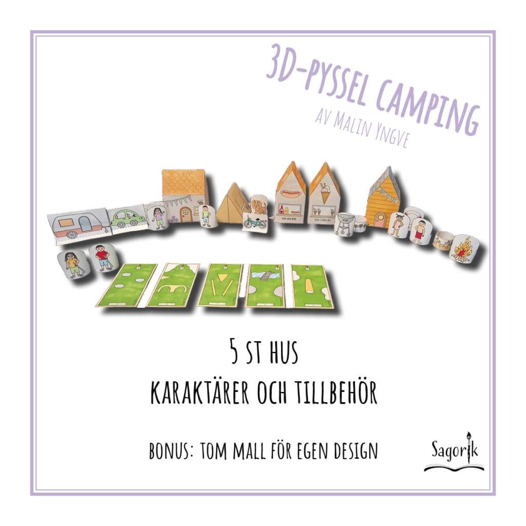 3D-pyssel Camping Semesterby