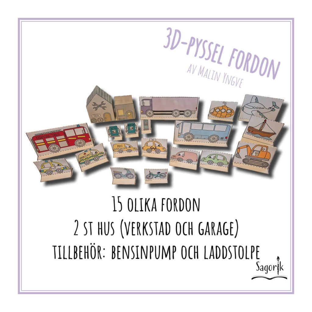 3D-pyssel Fordon till staden