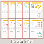 Sommar – Arbetshäfte bokstäver och siffror – sommartema - bild 4