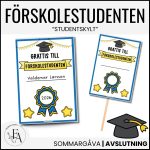 Förskolestudenten – Studentskylt - bild 1