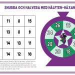 Mattespel- snurra och halvera - bild 3