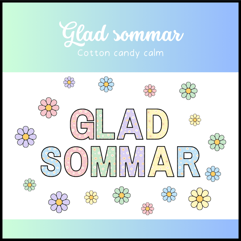 Glad sommar – Cotton Candy Calm