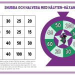Mattespel- snurra och halvera - bild 4