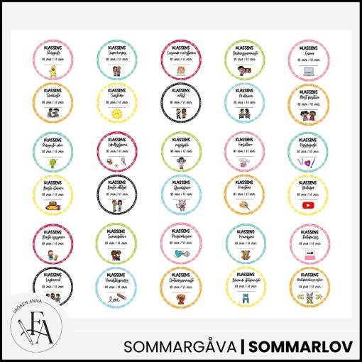 Utmärkelser till skolavslutningen – färdiga & redigerbara