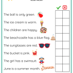 Summer Workbook (Engelskahäfte med blandat arbete 11 sidor) - bild 6