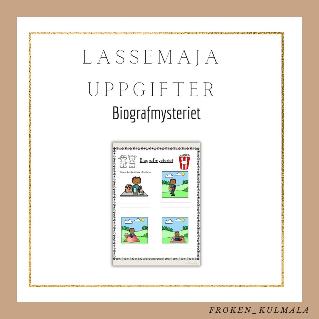 LasseMaja arbetsblad: Biografmysteriet
