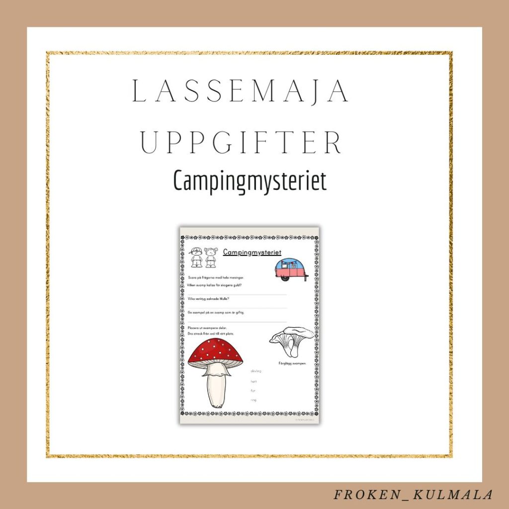 LasseMaja arbetsblad: Campingmysteriet