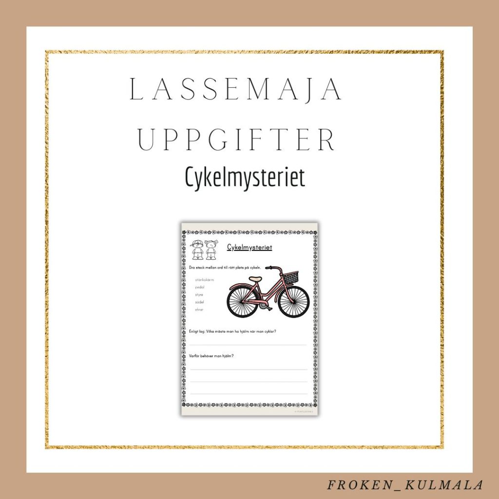 LasseMaja arbetsblad: Cykelmysteriet