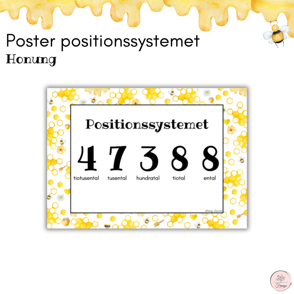 Honungspaket: positionssystemet