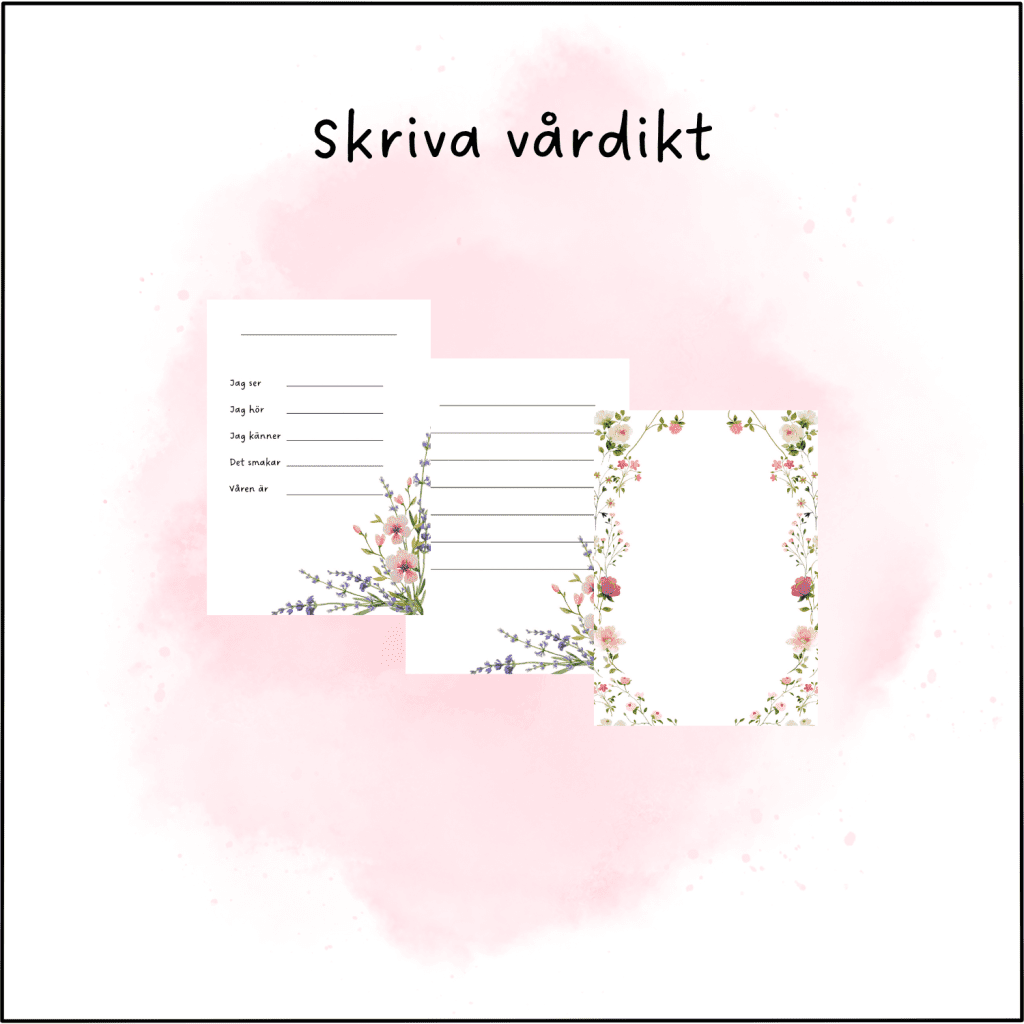 Skriva vårdikt