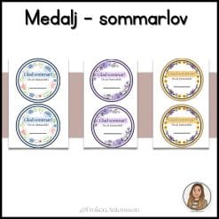 Medalj - sommarlov