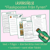 Läsförståelseövning med text och 4 uppgifter – “Flaskposten från fyren”