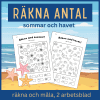 Räkna med sommar och havet - Talområde 1-10