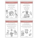 Läs och Måla – 4 stenciler - bild 2