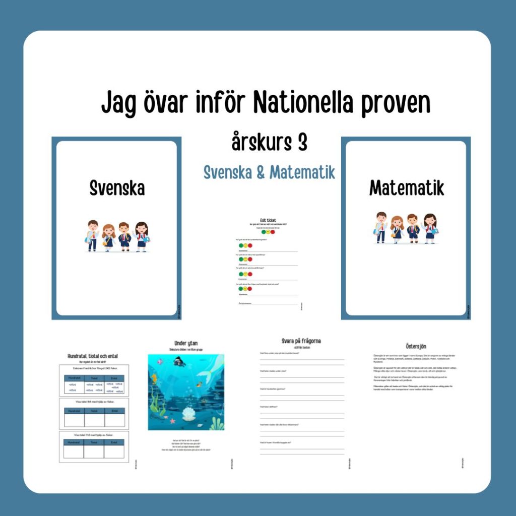 Jag övar inför Nationella proven åk 3 version 4