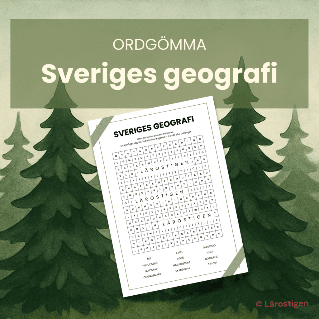 Ordgömma – Sveriges geografi