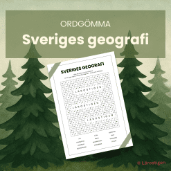Ordgömma - Sveriges geografi