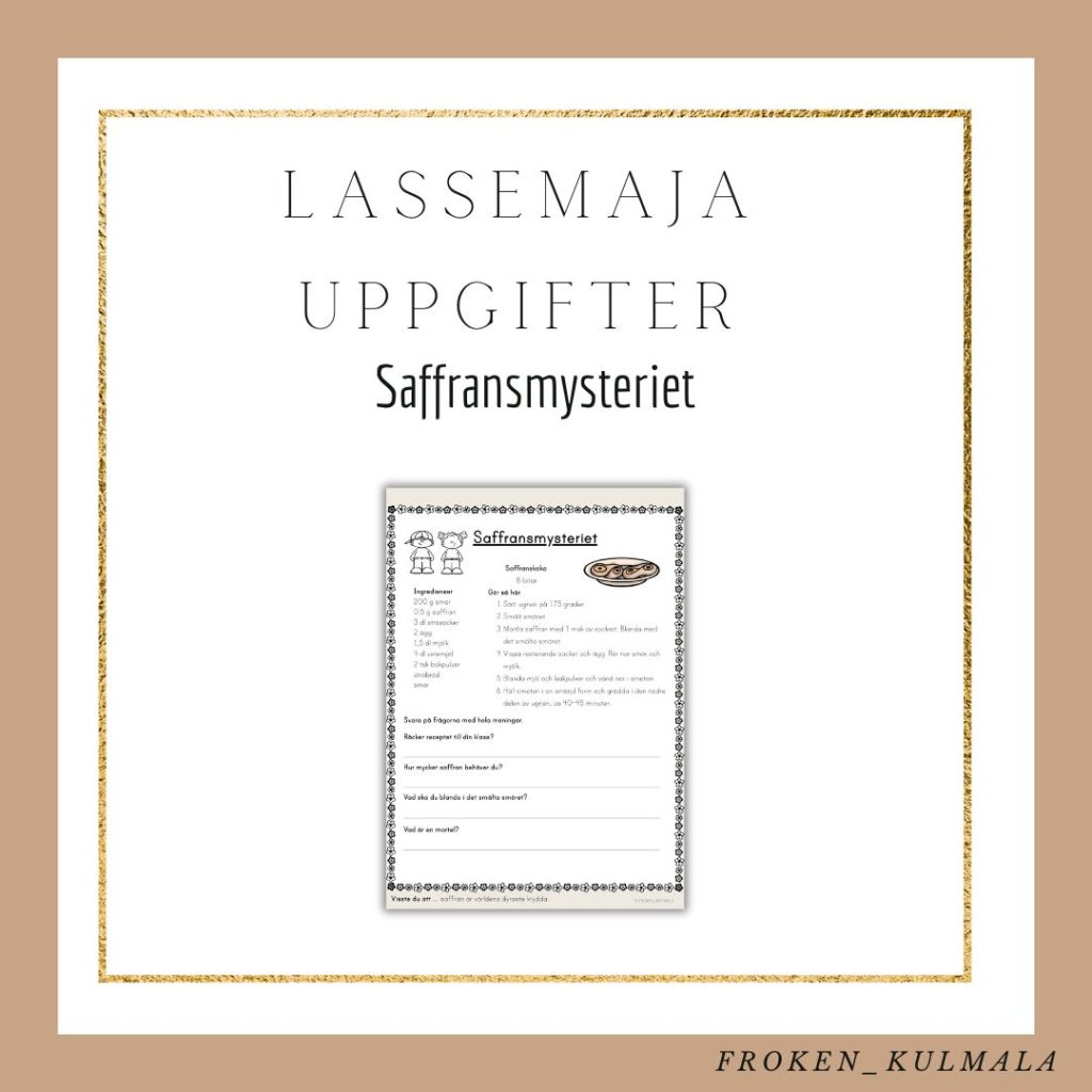 LasseMaja: Saffransmysteriet