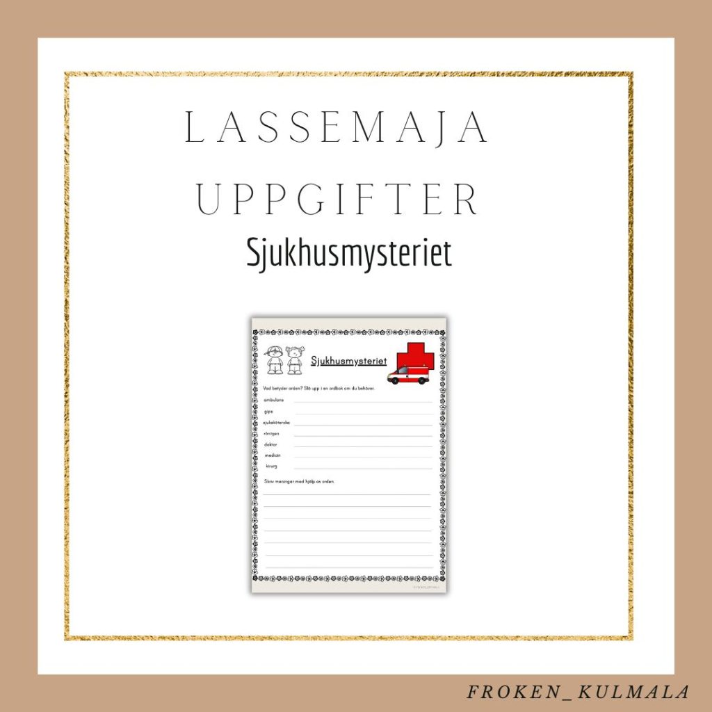 LasseMaja arbetsblad: Sjukhusmysteriet