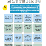 6 olika bingon läsbingo, mattebingo - bild 4