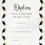 Stort paket med diplom ht 24 – vt 25 - bild 21